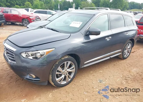 2013 Infiniti Jx35 z USA, uszkodzony, nr VIN 5N1AL0MM2DC313818